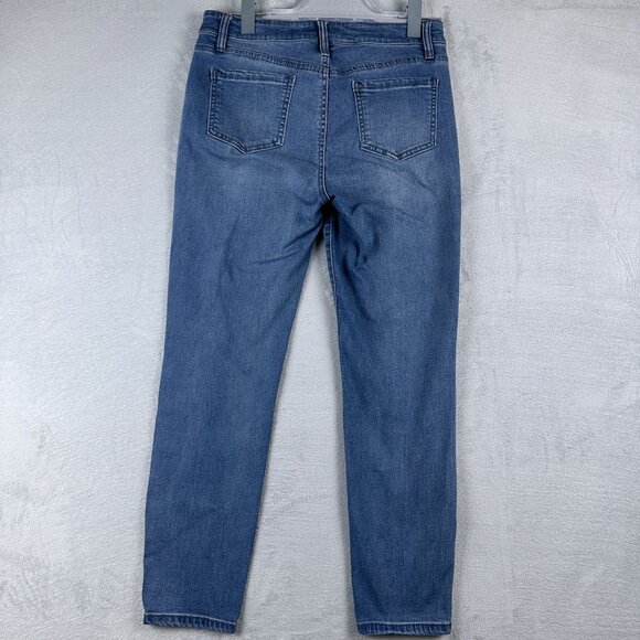 Buffalo David Bitton Ankle Grazer Jeans Stretch Super Soft Women's Blue SZ 8/29 - Picture 2 of 10